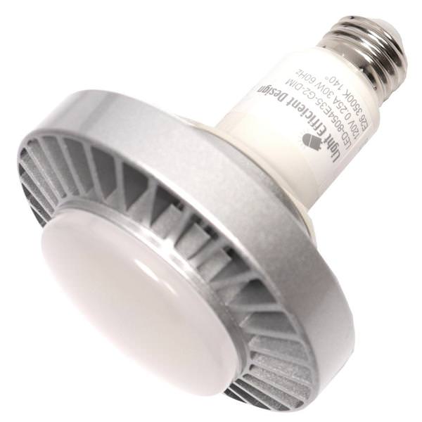 30 watt 120/277 volt Medium Screw Base 3500K Neutral White Dimmable LED HID High Bay Retrofit